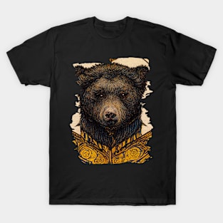 Animals from the forest_Bear T-Shirt